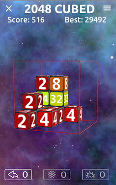 2048 CUBED - Screenshot 2