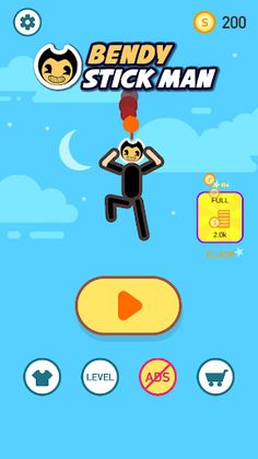 Bendy stickman - Screenshot 1