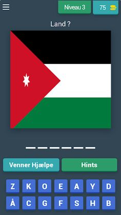 Flag Quiz DANSK - Screenshot 3