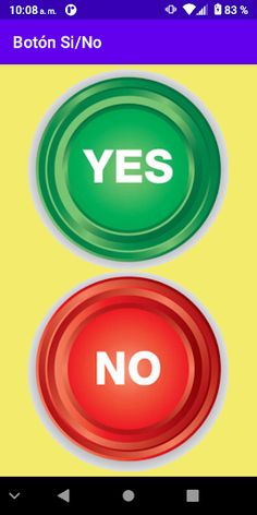 Botón SI/NO - Screenshot 1