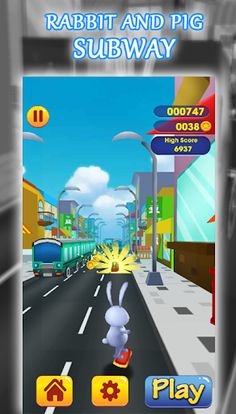 Rabbit and Pig Sabway - Screenshot 3