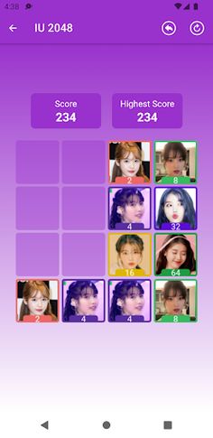 IU 2048 Game - Screenshot 4