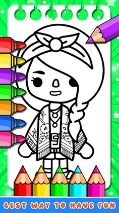 Toca Boca Coloring Book Life - Screenshot 1