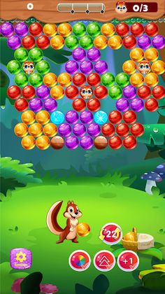 Squirrel Bubble Shooter - Screenshot 3
