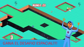 mini golf espacial - Screenshot 1