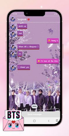 BTS Messenger : Chat Simulator - Screenshot 2