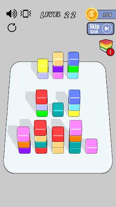 Cube Away Puzzle 3D - Screenshot 1