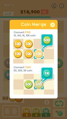 K-Coin Merge - Screenshot 1
