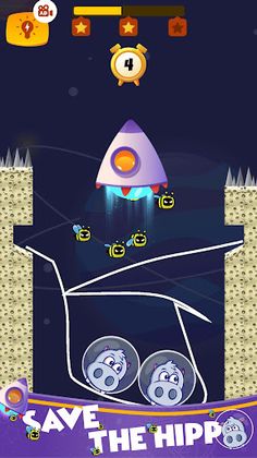 Save The Hippo - Draw Puzzle - Screenshot 1