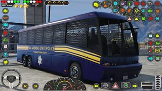 Police Bus Simulator 2023 Game - Screenshot 1
