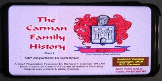The Carman Family History - Screenshot 1