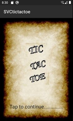 SVC Tic Tac Toe - Screenshot 1