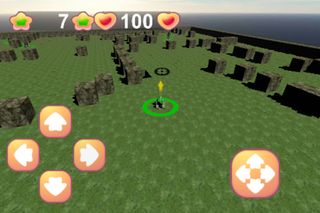 캠핑 3D무한러쉬 게임(3D탱크와 크래프트블록 합체) - Screenshot 2