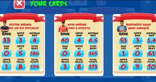 Kabaddi Krazy Cards(KKC) - Screenshot 1