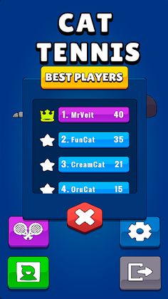 Cat Tennis: Tennis Champions - Screenshot 2