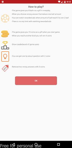Football Games Quiz - Screenshot 2