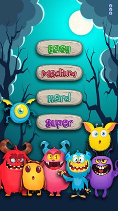 Monsters matching game - Screenshot 2