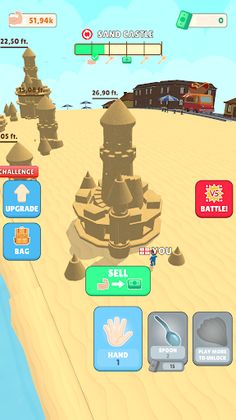 Sand Castle: Tap & Build - Screenshot 3