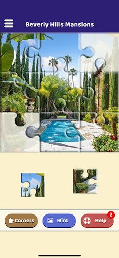 Beverly Hills Mansions Puzzle - Screenshot 1