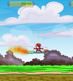 Hero Flying Laser Gun - Screenshot 1