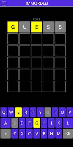Immordle - Daily Word Game - Screenshot 3