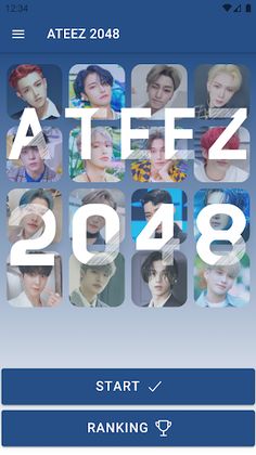 ATEEZ 2048 Game - Screenshot 2