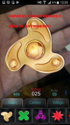 Real Fidget Spinner 3D AR - Screenshot 2