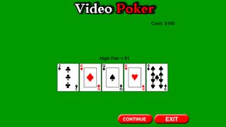 Video Poker Game - Screenshot 3