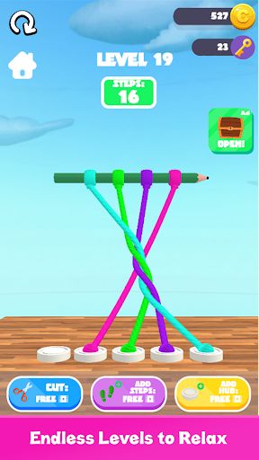 Twisted Ropes 3D Tangle Master - Screenshot 2