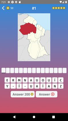 Guyana: Regions & Provinces Ma - Screenshot 1