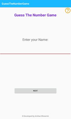 Guess The Number Game - Screenshot 1