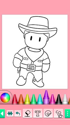 Stumble Guys Coloring Page - Screenshot 1