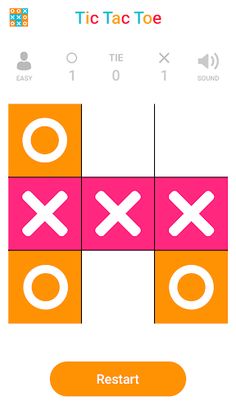 Colorful Tic Tac Toe - Screenshot 2