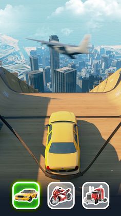 Mega Ramp Car Jumping - Screenshot 1