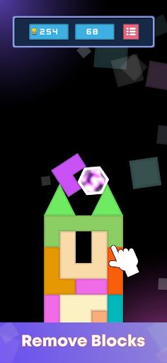 Hexagon Drop - Fun Physics ! - Screenshot 2