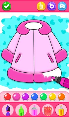Drawing dress game for girls - Screenshot 4