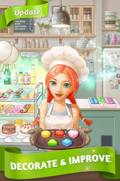 Cake Cooking POP : Match3 - Screenshot 1