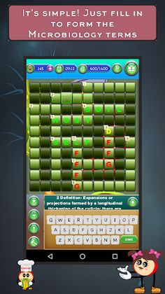 Microbiology Crossword Puzzle - Screenshot 2