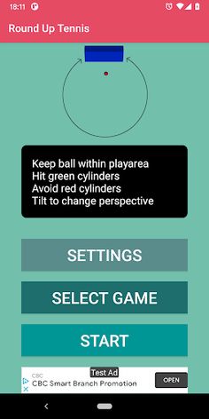 Round Up Tennis - Screenshot 1