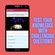 UFC Trivia - Screenshot 1