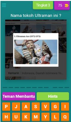 Game tebak gambar ultraman - Screenshot 4