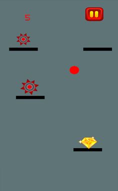 Zigzag Jumping Ball - Screenshot 2