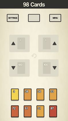 98 Cards - Screenshot 1