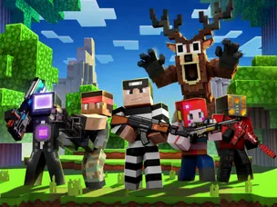 Cops N Robbers:Pixel Craft Gun - Screenshot 2