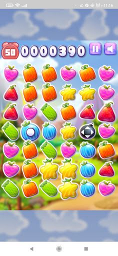 مطابقة ثلاثيةمزرعة الفاكهة - Screenshot 1