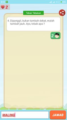 Kuis Tebak Tebakan Seru - Screenshot 4