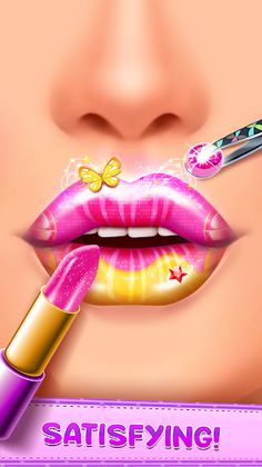 Lip Art Perfect Lipstick Games - Screenshot 4