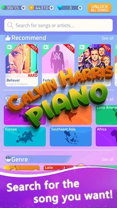 Calvin Harris dj Piano Tiles - Screenshot 1