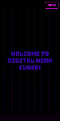 Digital Neon Cubes - Screenshot 4