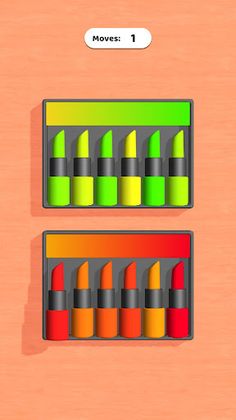 Lipsticks Sort - Screenshot 2